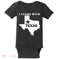 I Stand With Texas Baby Bodysuit thumb 0