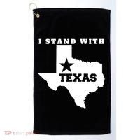 I Stand With Texas Golf Towel thumb 0