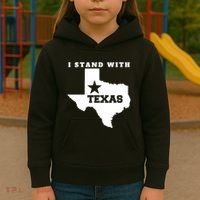 I Stand With Texas Kids Hoodie thumb 3