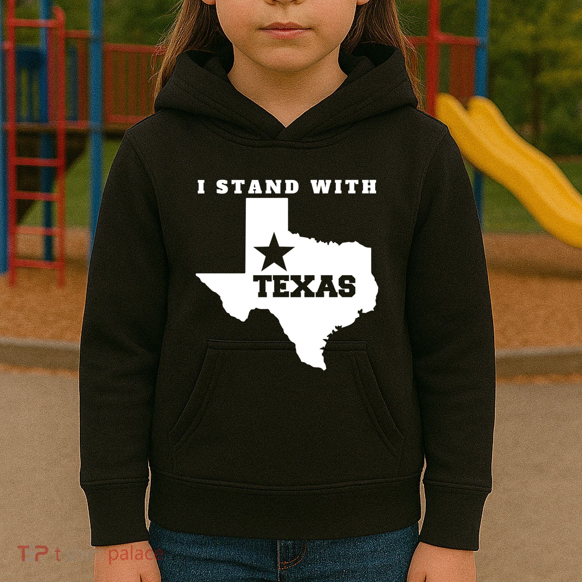 I Stand With Texas Kids Hoodie