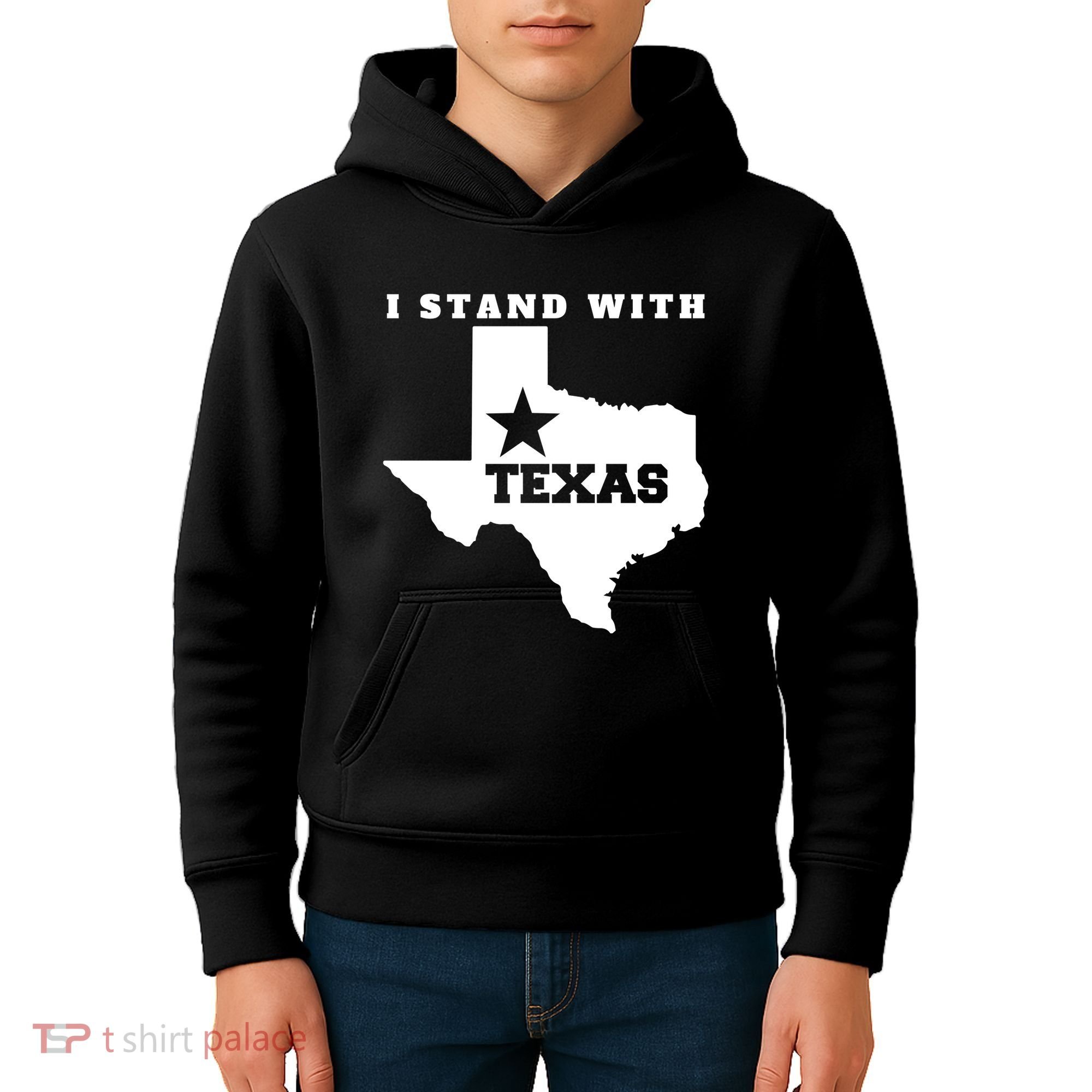 I Stand With Texas Kids Hoodie