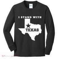 I Stand With Texas Kids Long Sleeve Shirt thumb 0