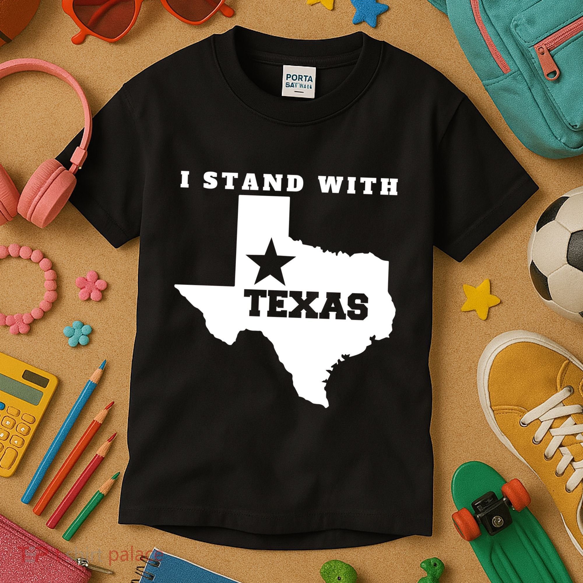 I Stand With Texas Kids T-Shirt