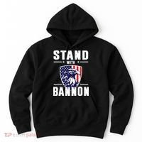 I Stand With Bannon Patriotic Hoodie thumb 0