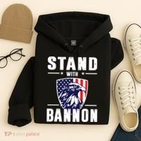 I Stand With Bannon Patriotic Hoodie thumb 4