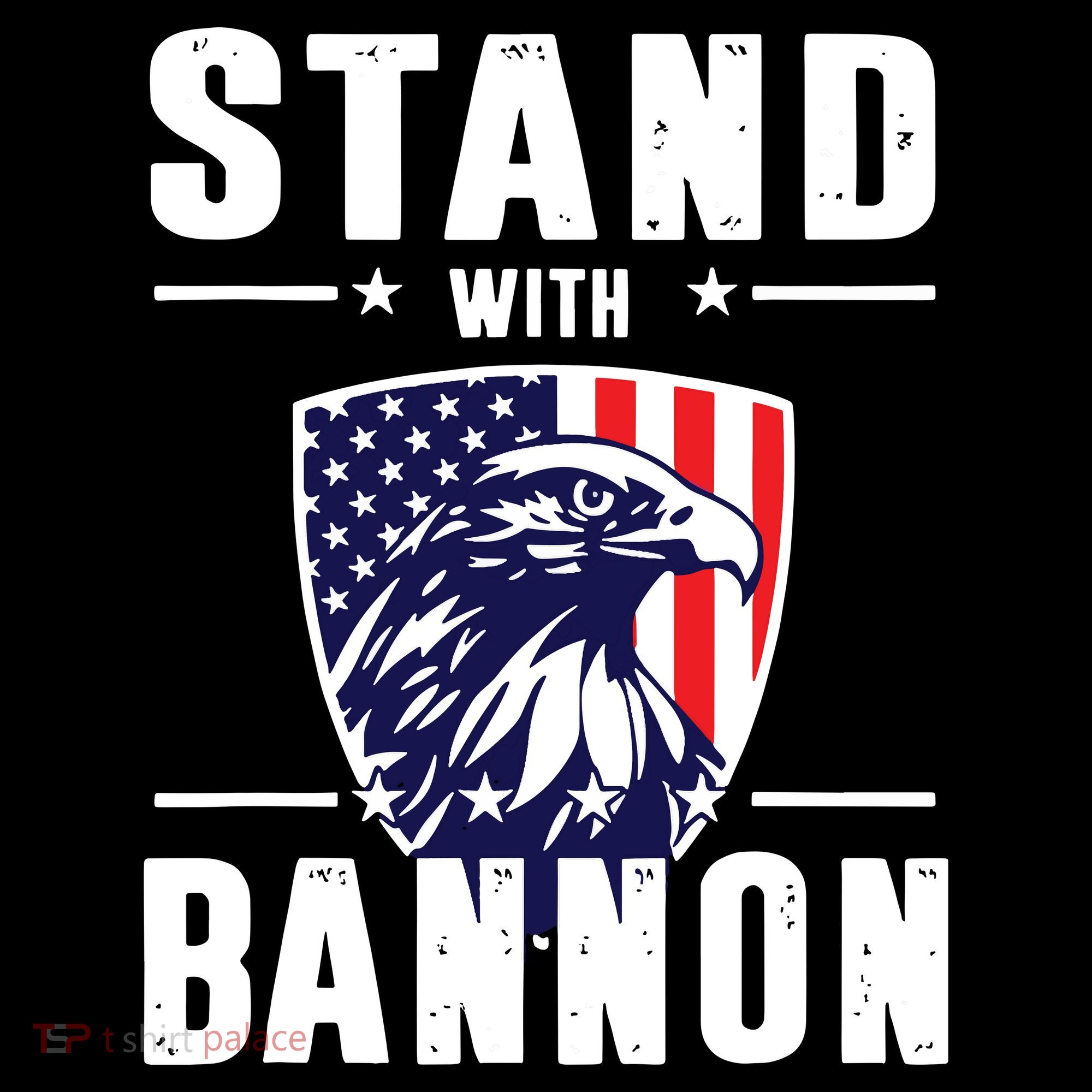 I Stand With Bannon Patriotic Long Sleeve Shirt