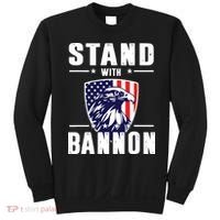 I Stand With Bannon Patriotic Sweatshirt thumb 0
