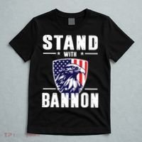 I Stand With Bannon Patriotic T-Shirt thumb 5