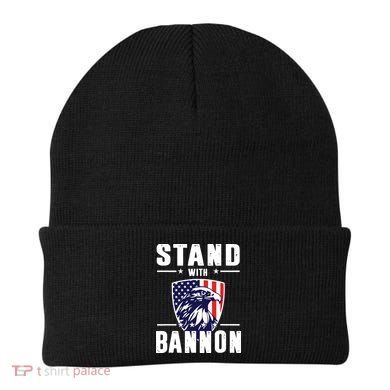 I Stand With Bannon Patriotic Beanie