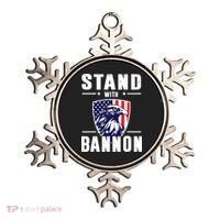 I Stand With Bannon Patriotic Ornament thumb 0