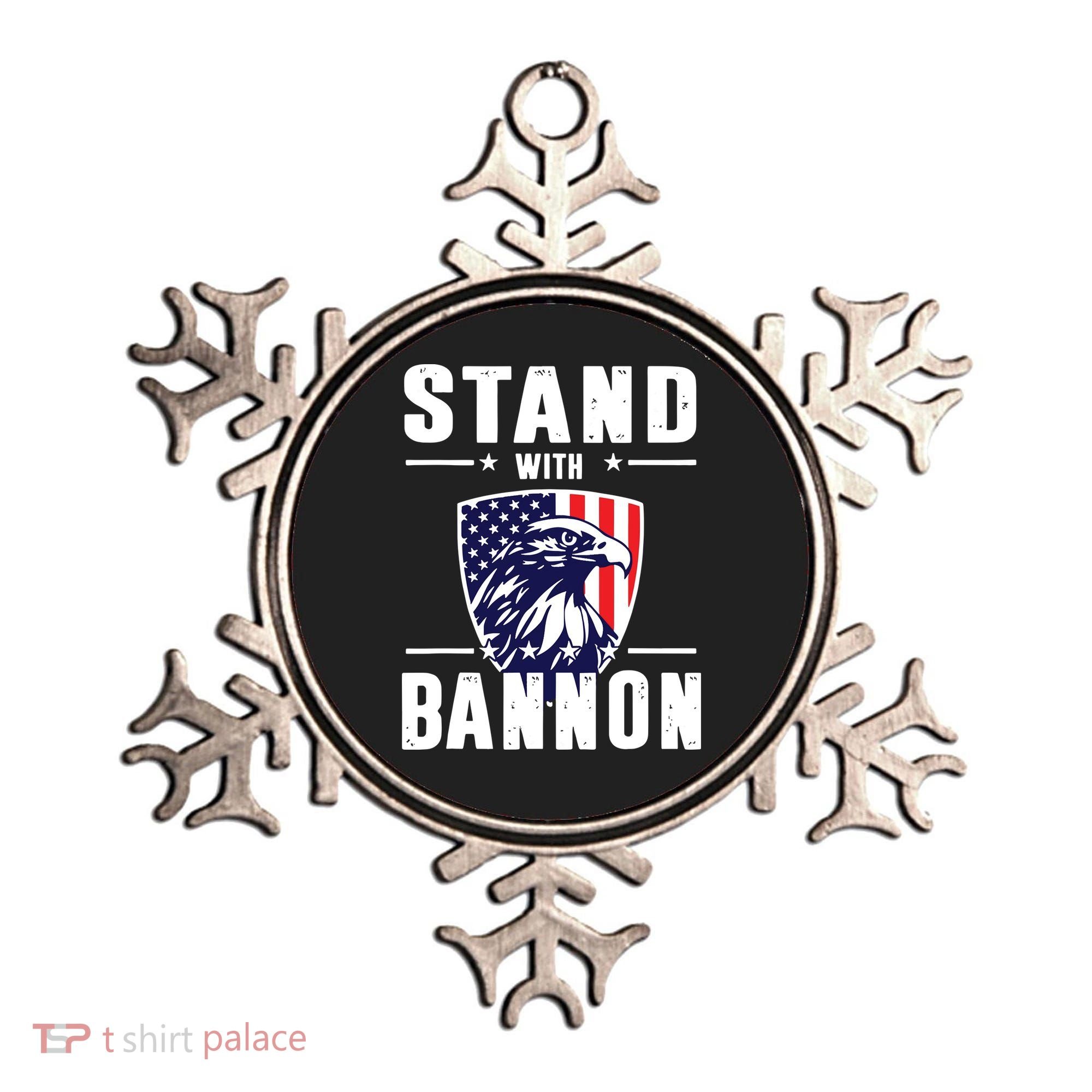 I Stand With Bannon Patriotic Ornament