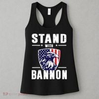 I Stand With Bannon Patriotic Women's Tank Top thumb 3