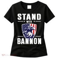 I Stand With Bannon Patriotic Women's T-Shirt thumb 0
