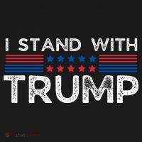 I Stand With President Trump Ornament thumb 1