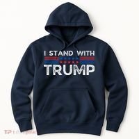 I Stand With President Trump Hoodie thumb 0