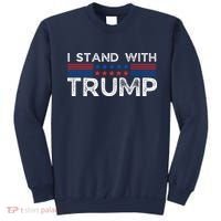 I Stand With President Trump Sweatshirt thumb 0