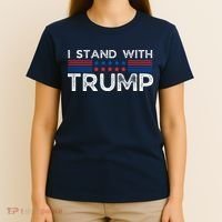 I Stand With President Trump T-Shirt thumb 4
