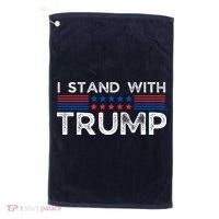 I Stand With President Trump Golf Towel thumb 0