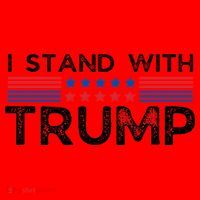 I Stand With President Trump Santa Hat thumb 1