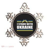 I Stand With Ukraine Ukrainian Flags Ornament thumb 0