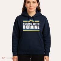 I Stand With Ukraine Ukrainian Flags Hoodie thumb 5
