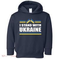 I Stand With Ukraine Ukrainian Flags Toddler Hoodie thumb 0