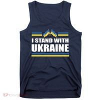 I Stand With Ukraine Ukrainian Flags Tank Top thumb 0
