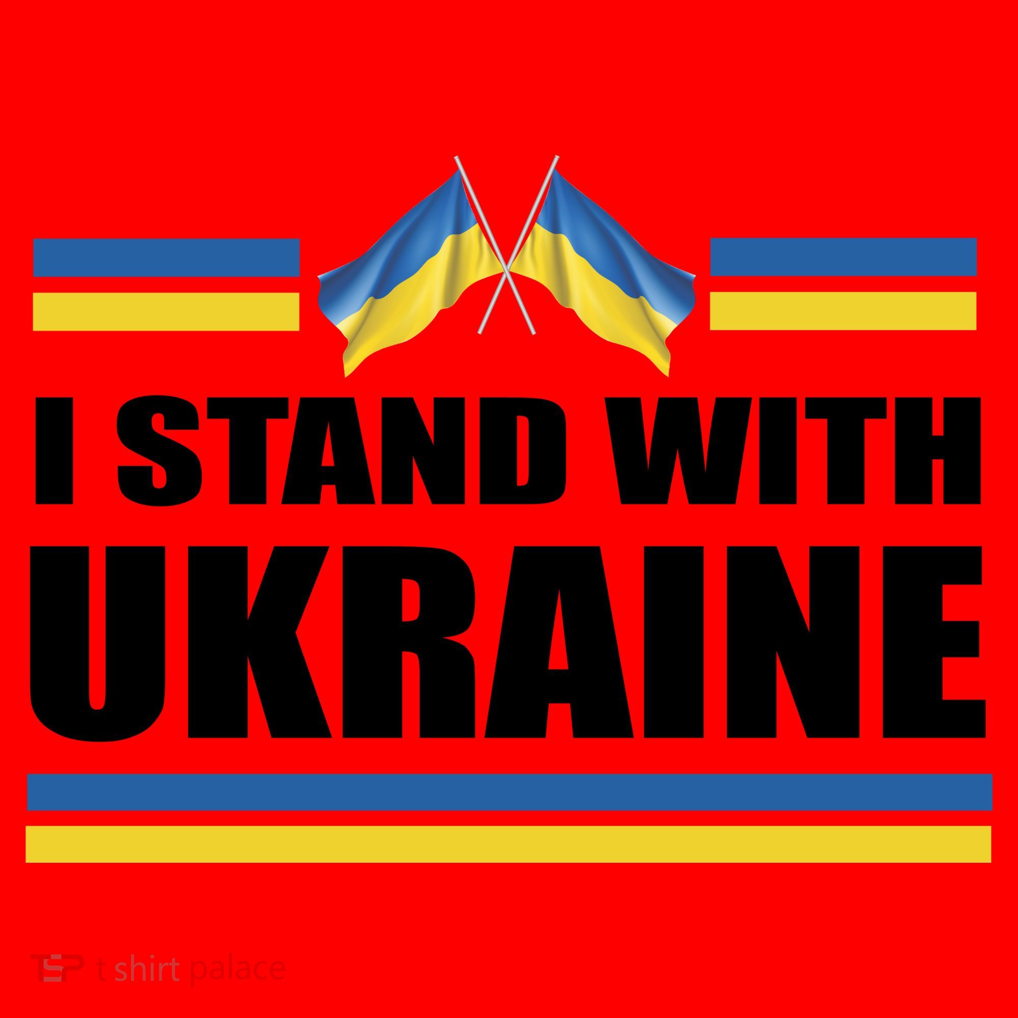 I Stand With Ukraine Ukrainian Flags Santa Hat