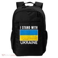 I Stand With Ukraine Flag For Ukrainian Lover Gift Backpack thumb 0