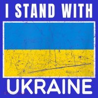 I Stand With Ukraine Flag For Ukrainian Lover Gift Women's Tank Top thumb 5