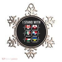 I Stand With Canada Greenland Mexico Panama Gaza Ukraine Ornament thumb 0
