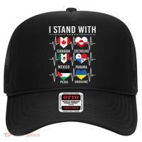 I Stand With Canada Greenland Mexico Panama Gaza Ukraine Hat thumb 0