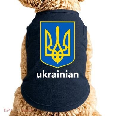 I Stand With Ukraine USA Support Ukrainian Pride Trident Doggie Tank