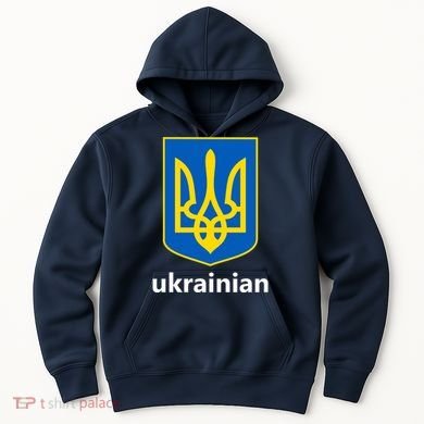 I Stand With Ukraine USA Support Ukrainian Pride Trident Hoodie