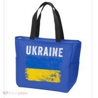 I Stand With Ukraine Flag Yellow And Blue Support The Ukranian Gift Tote Bag thumb 3