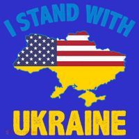 I Stand With Ukraine Map American Flag Us Support Ukrainian Gift Baby Bodysuit thumb 2