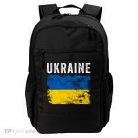 I Stand With Ukraine Flag Yellow And Blue Support The Ukranian Gift Backpack thumb 0