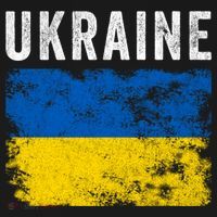 I Stand With Ukraine Flag Yellow And Blue Support The Ukranian Gift Women's Hoodie thumb 2