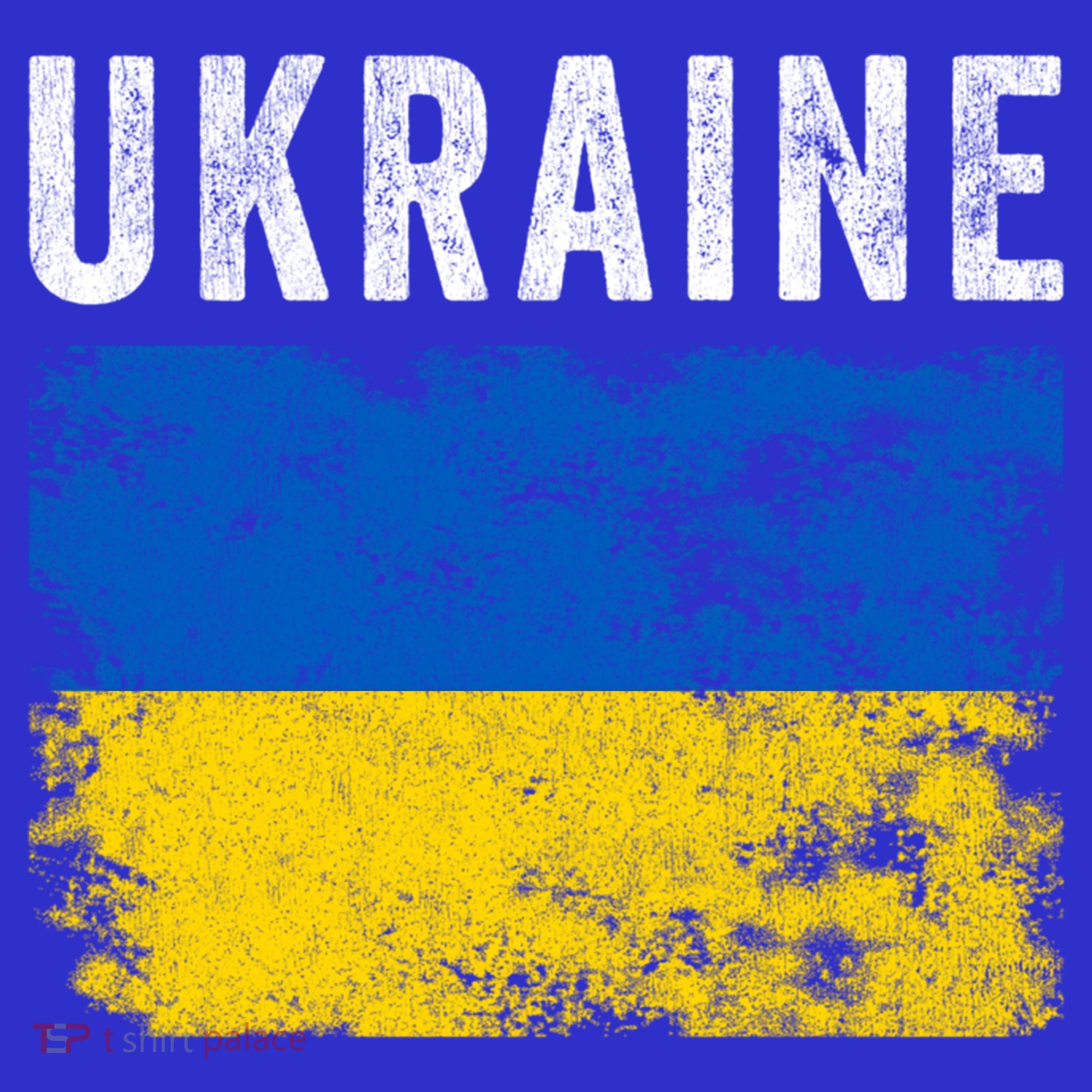 I Stand With Ukraine Flag Yellow And Blue Support The Ukranian Gift Toddler T-Shirt