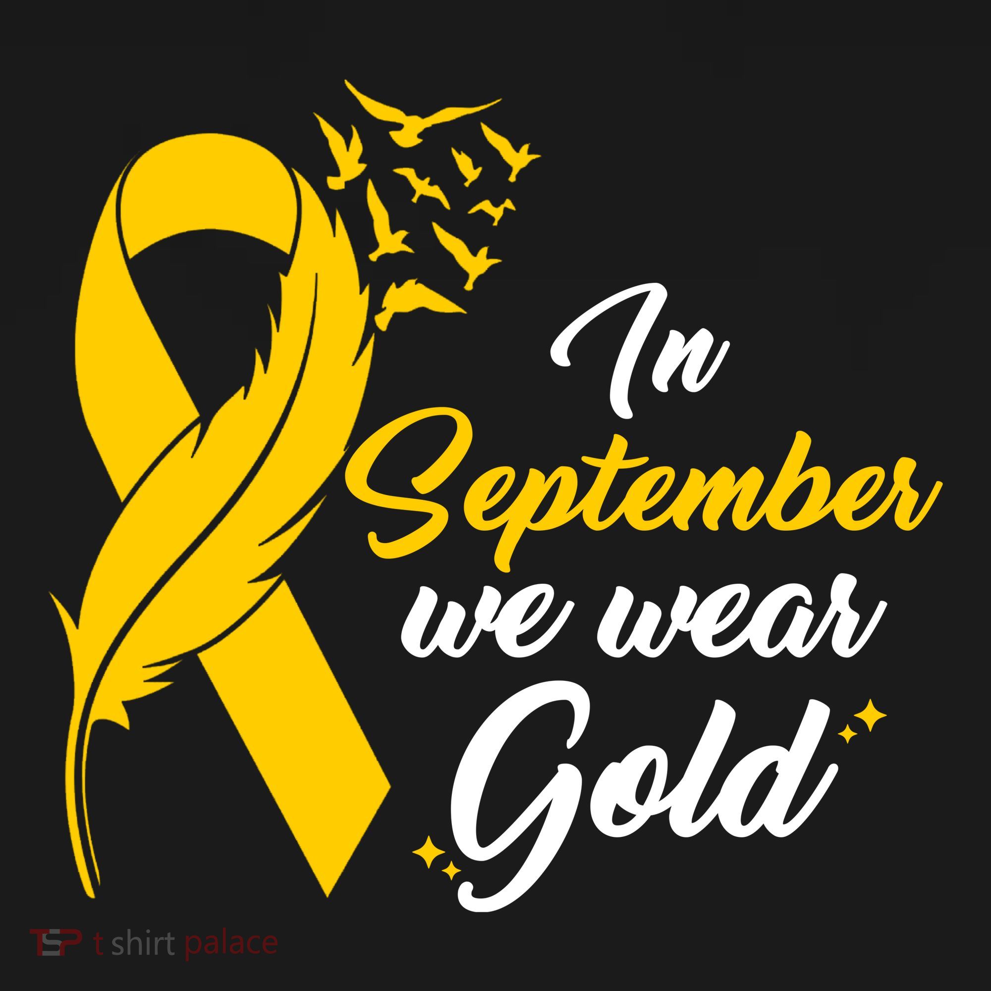 In September We Wear Gold Childhood Cancer Awareness Women's Tank Top