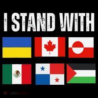 I Stand With Ukraine Canada Greenland Mexico Panama Gaza Coffee Mug thumb 5