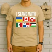 I Stand With Ukraine Canada Greenland Mexico Panama Gaza T-Shirt thumb 6