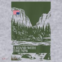 I Stand With The Nps National Park Support Park Rangers Women's Sweatshirt thumb 2