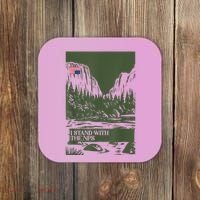 I Stand With The Nps National Park Support Park Rangers Coaster thumb 0