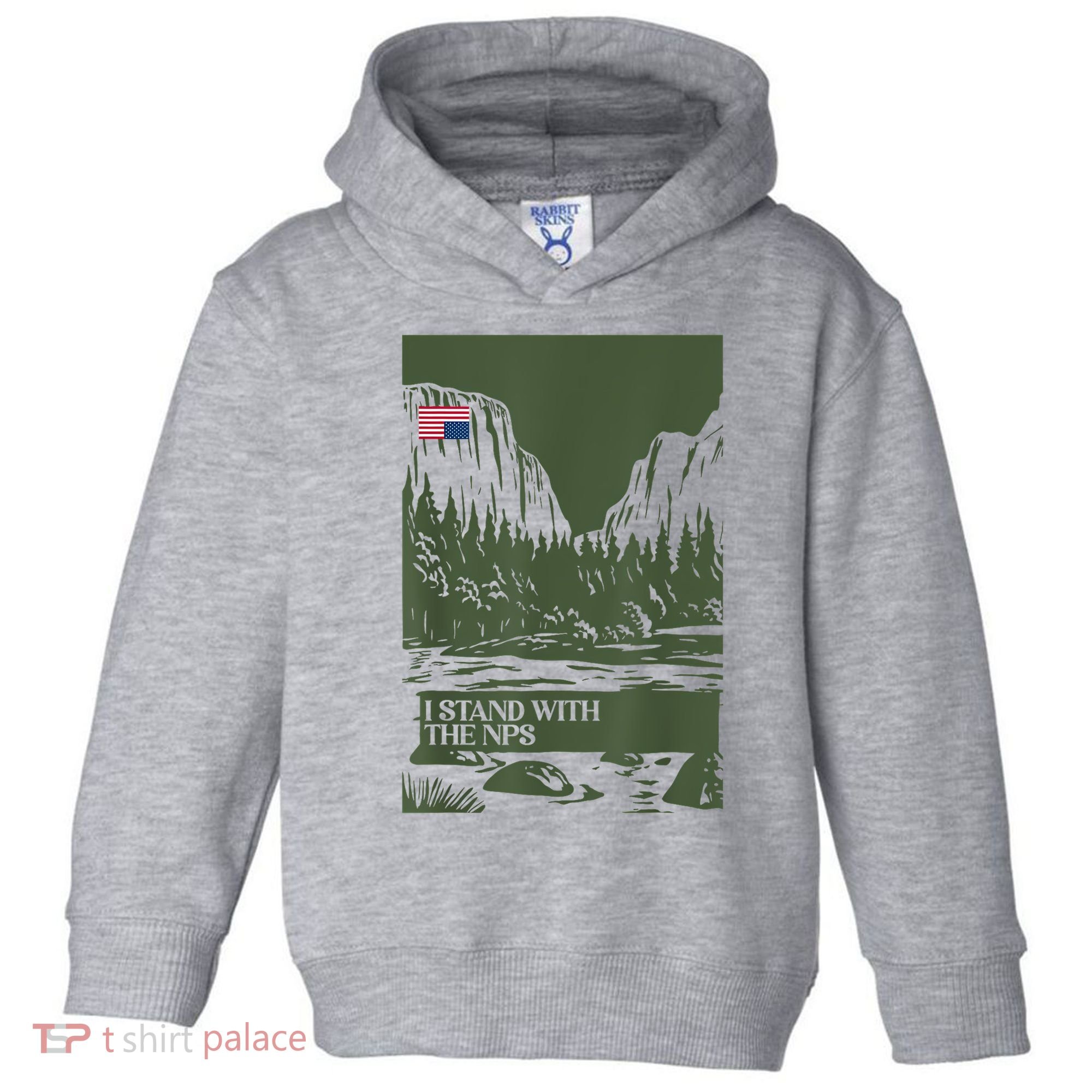 I Stand With The Nps National Park Support Park Rangers Toddler Hoodie