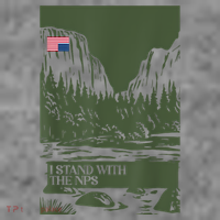 I Stand With The Nps National Park Support Park Rangers Toddler Hoodie thumb 2