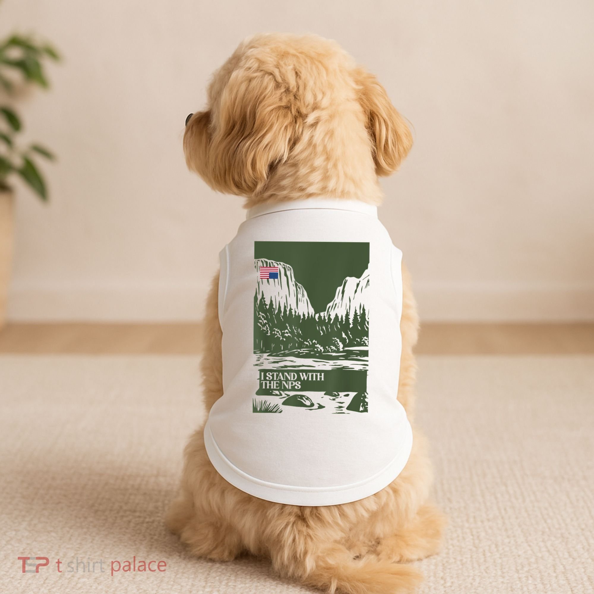 I Stand With The Nps National Park Support Park Rangers Doggie Tank