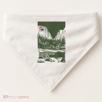 I Stand With The Nps National Park Support Park Rangers USA-Made Doggie Bandana thumb 0