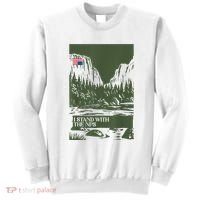 I Stand With The Nps National Park Support Park Rangers Sweatshirt thumb 0