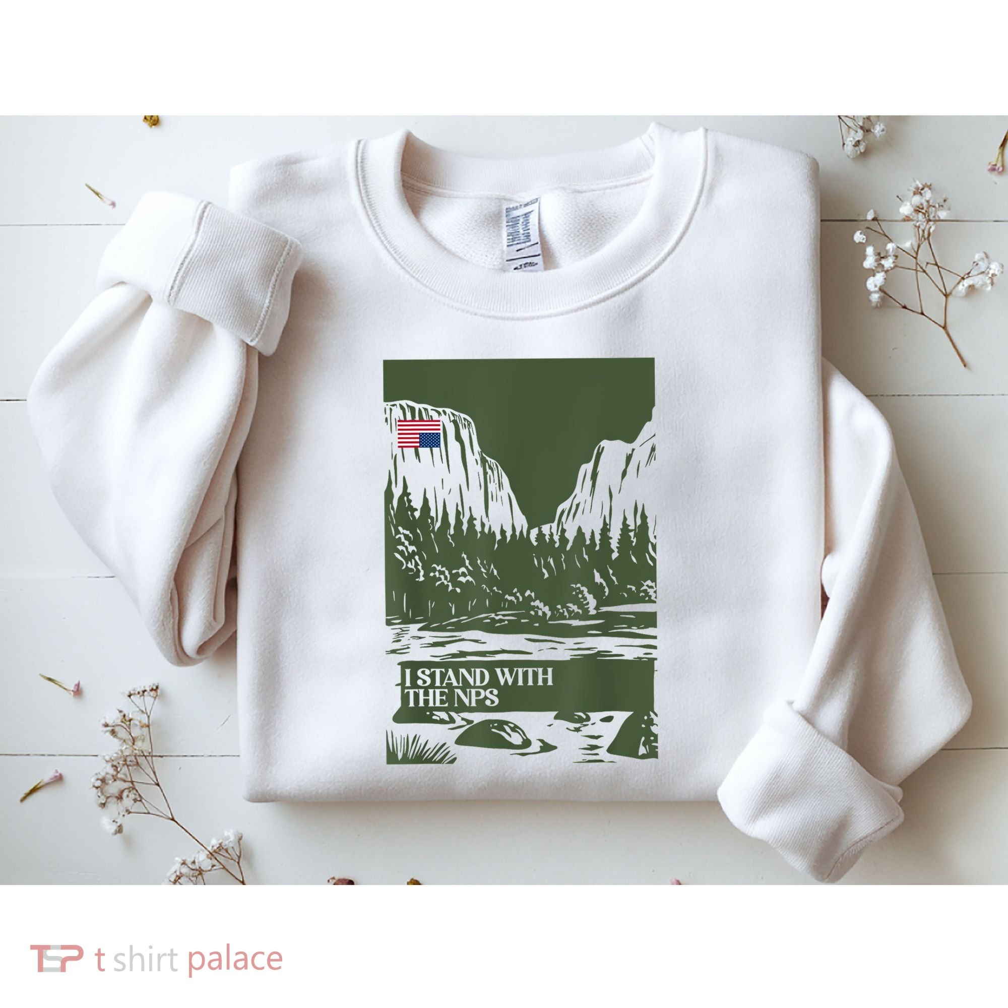 I Stand With The Nps National Park Support Park Rangers Sweatshirt
